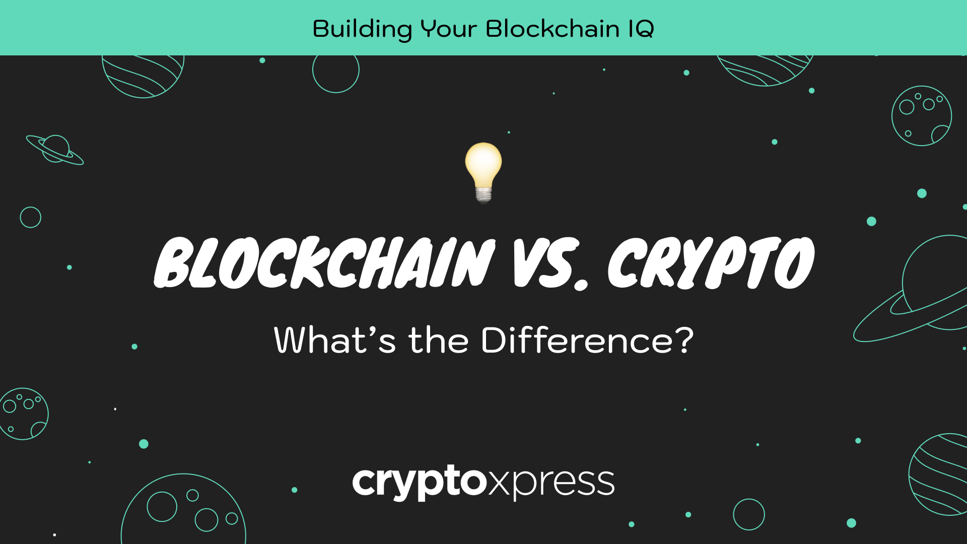 Blockchain vs Crypto